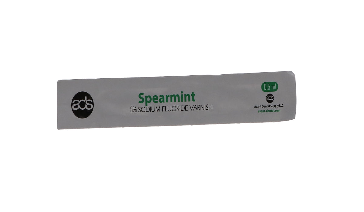 House Brand Dentistry 102063 Dental Fluoride Varnish Spearmint 50/Pk 0.40 mL House Brand Dentistry 102063 Dental Fluoride Varnish Spearmint 50/Pk 0.40 mL